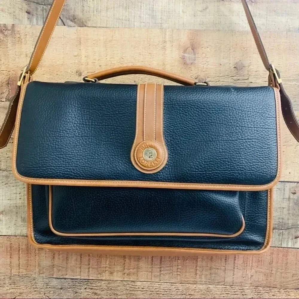 Vintage Bruno Lorelli Briefcase/Messenger